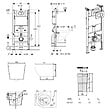 GEBERIT - Duofix Pack WC bâti-support + WC suspendu sans bride Ceramia PixL avec abattant SoftClose + plaque (GEBCEPXBMT01FR-FS) - vignette