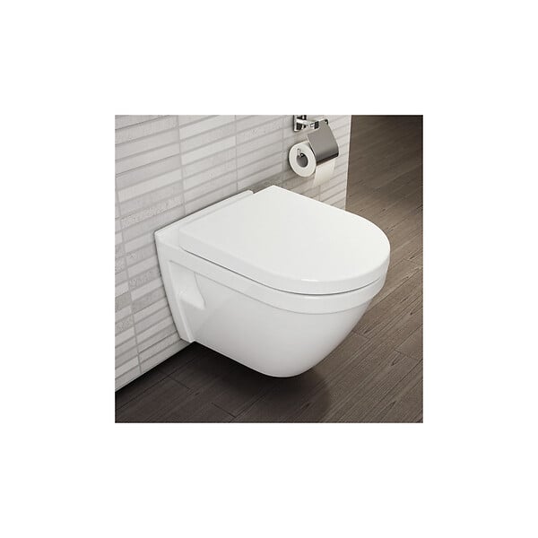 VILLEROY & BOCH - ViConnect Pro S Pack WC bâti Villeroy & Boch + Cuvette Vitra S50 + Abattant softclose + Plaque chrome (ViConnectS50-1-SP) - large