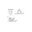 VILLEROY & BOCH - ViConnect Pro S Pack WC bâti Villeroy & Boch + Cuvette Vitra S50 + Abattant softclose + Plaque chrome (ViConnectS50-1-SP) - vignette