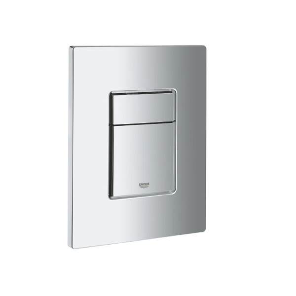 GROHE - Solido pack WC bâti-support autoportant + WC sans bride Grohe avec abattant SoftClose + plaque (GRGRWR05-FR) - large