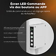 AENO - AENO Radiateur LED Blanc intelligent 700W GH3S - Chauffage infrarouge+convection - vignette