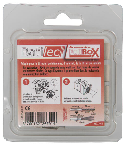 BATILEC - Sachet de 8 RJ45 Grade 3-BATILEC - large