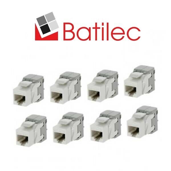 BATILEC - BATILEC Sachet de 8 connecteurs RJ45 catégorie 5e non blindés - large