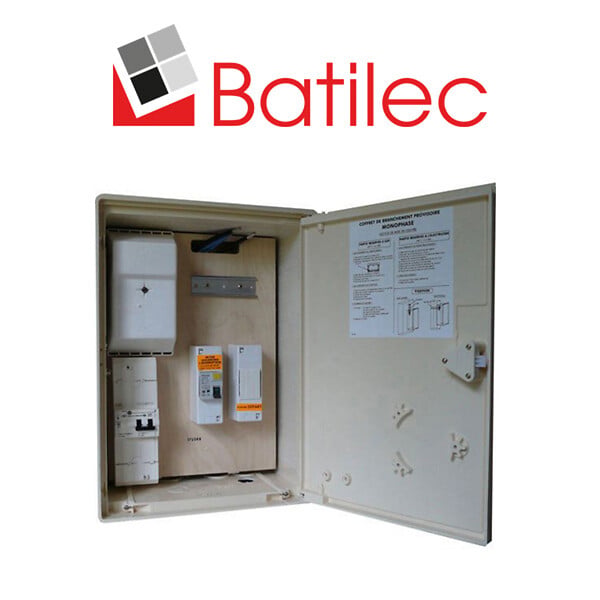 BATILEC - Coffret provisoire de chantier 1ID 63A 1 disjoncteur 15A/45A-BATILEC - large