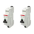 ABB - ABB Lot de 2 disjoncteurs automatiques Ph+N raccordement Rapide 32A-4,5Ka - vignette