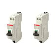 ABB - ABB Lot de 2 disjoncteurs automatiques Ph+N raccordement Rapide 2A-4,5Ka - vignette