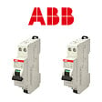 ABB - ABB Lot de 2 disjoncteurs automatiques Ph+N raccordement Rapide 2A-4,5Ka - vignette