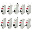 ABB - ABB Lot de 10 disjoncteurs Ph+N raccordement Vis 16A-4,5Ka - Courbe C - vignette