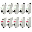 ABB - Lot de 10 disjoncteurs automatiques Ph+N raccordement Rapide 20A-4,5Ka-ABB - vignette