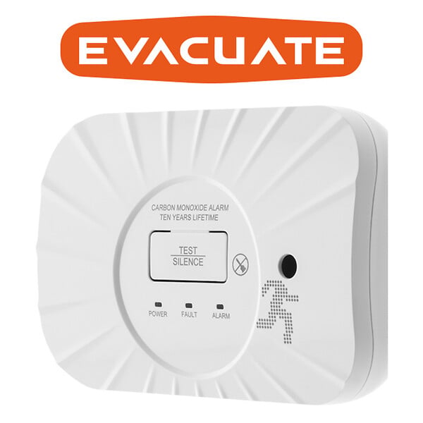 EVACUATE - EVACUATE Détecteur de gaz CO DESIGN -Autonomie et garantie 3 ans - large