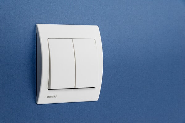 SIEMENS - Double Va & Vient Blanc DELTA IRIS SIEMENS-SIEMENS - large