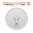 EVACUATE - Détecteur de fumée interconnecté - Autonomie 10 ans - Garantie 3 ans - Jusqu'à 40 appareils interconnectables-EVACUATE - vignette