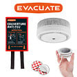 EVACUATE - EVACUATE DAAF NF AUTONOMIE ET GARANTIE 10 ANS + MAGNETIK'S + COUVERTURE (KNX) - vignette