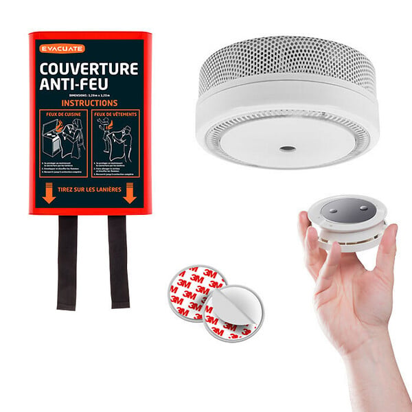 EVACUATE - EVACUATE DAAF NF AUTONOMIE ET GARANTIE 10 ANS + MAGNETIK'S + COUVERTURE (KNX) - large