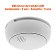 EVACUATE - EVACUATE Détecteur de fumée WIFI autonomie 5 ans garantie 3 ans, alerte smartphone - vignette