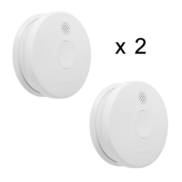 SIEMENS - SIEMENS Lot de 2 détecteurs de fumée 5TC1293-1 NF autonomie 5 ans, garantie 3 ans - large