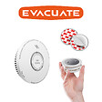EVACUATE - EVACUATE COMBI DAAF/DAACO autonomie 10 ans, garantie 3 ans + support magnétique - vignette
