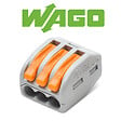 WAGO - WAGO 50x Connecteurs rapides S222 3 entrées pour connexions automatiques, lot de 50 unités - vignette