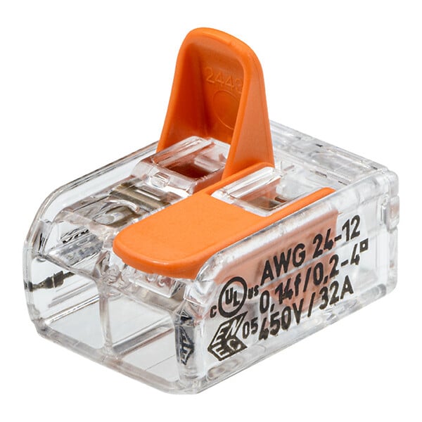 WAGO - WAGO Sachet de 3 bornes S221 2 entrées fils souples et rigides 0.5 à 6mm² - large