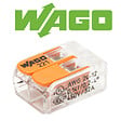 WAGO - WAGO Sachet de 15 bornes S221 2 entrées WAGO de connexion automatique, blister pratique pour installations électriques - vignette