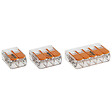 WAGO - WAGO Sachet de 20 bornes 2, 3 et 5 Entrées S221 pour connexion automatique, panaché, haute qualité - vignette