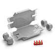 RAYTECH - RAYTECH Boite étanche BOB4 forme X pour câbles de 2,5 à 4 mm² - vignette