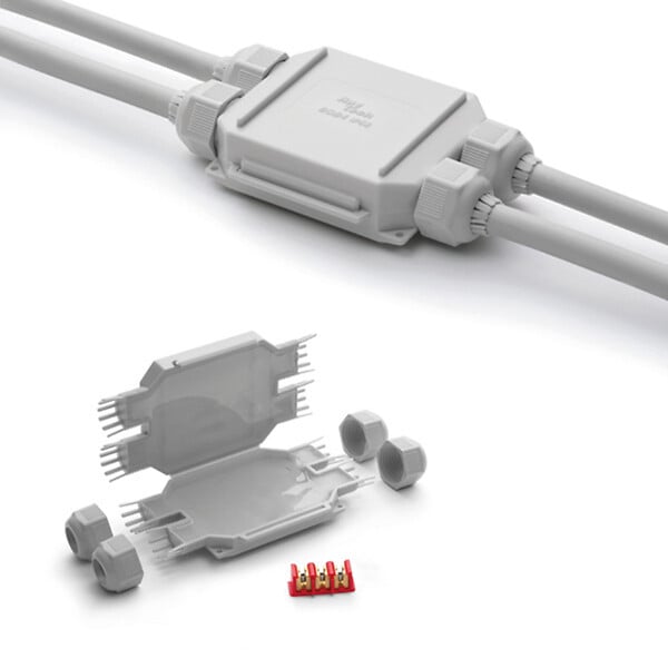 RAYTECH - RAYTECH Boite étanche BOB4 forme X pour câbles de 2,5 à 4 mm² - large