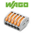 WAGO - WAGO Sachet de 15 bornes de connexion automatique 5 entrées S222 - vignette