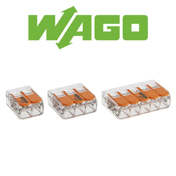 WAGO - WAGO Mallette 80 bornes de connexion S221 (35x2E-40x3E-5x5E) pour fils souples et rigides - large