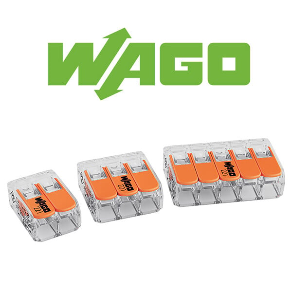 WAGO - Pot de 30 bornes de connexion automatique S221 2,3 et 5 entrées - large