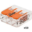 WAGO - Pot de 100 bornes de connexion automatique S221 2,3 et 5 entrées - vignette