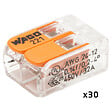WAGO - Pot de 100 bornes de connexion automatique S221 2,3 et 5 entrées - vignette