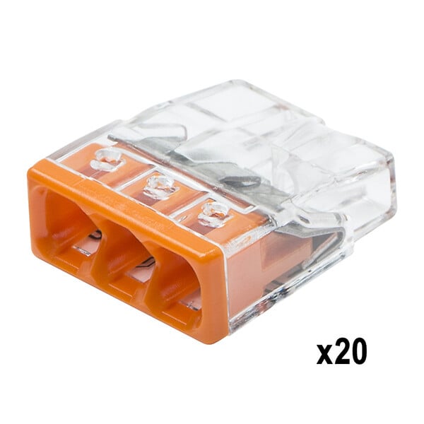 WAGO - Pot panaché de 50 bornes de connexion automatique 2, 3, 5 et 8 entrées S2273 - large