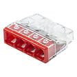 WAGO - Flacon de 50 mini bornes de connexion automatique 4 entrées S2273 - vignette