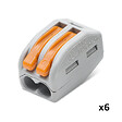 WAGO - WAGO Sachet de 20 bornes 2, 3 et 5 entrées S222 pour connexions électriques fiables et rapides - vignette