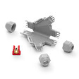 RAYTECH - RAYTECH Boite étanche BARNEY forme Y pour câbles diam 6-10 mm - vignette