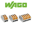 WAGO - WAGO Mallette 80 bornes de connexion S222 2, 3 et 5 entrées - fils souples et rigides - vignette