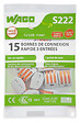 WAGO - WAGO Sachet de 15 bornes de connexion automatique 3 entrées S222 - vignette