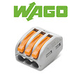WAGO - WAGO Sachet de 15 bornes de connexion automatique 3 entrées S222 - vignette