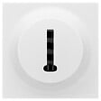 FONTINI - FONTINI Prise téléphone en T saillie complète blanche Neo Evo - vignette