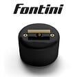 FONTINI - FONTINI Inter. volets-roulants rotat. metal laiton dore porcel. noire DO - vignette