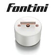 FONTINI - FONTINI Va-et-vient métal cuivre brillant porcelaine blanche DO - vignette
