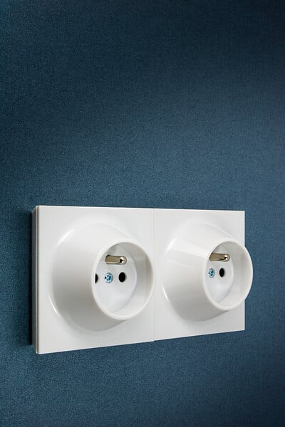 FONTINI - FONTINI Prise double 16A 2P+T Neo Evo blanche saillie complète - large