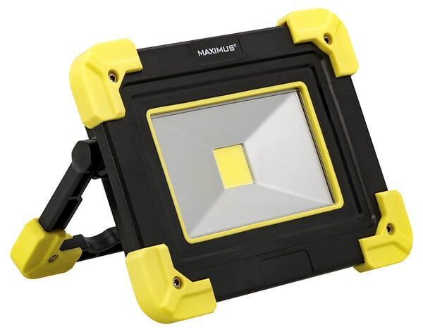 EZ SOLAR - MAXIMUS Projecteur nomade 350 lumens IP44, finition alu et plastique - large