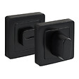 AYR - AYR Lot de 2 poignées CANELA noir mat + 2 rosaces condamnation noir mat - vignette