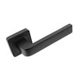 AYR - AYR Lot de 2 poignées CANELA noir mat + 2 rosaces clé noir mat - vignette