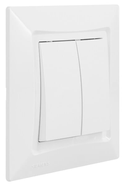 SIEMENS - SIEMENS Double va-et-vient Blanc Siemens DELTA ONE - large