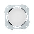 FONTINI - Obturateur blanc DOM + plaque simple taupe - vignette