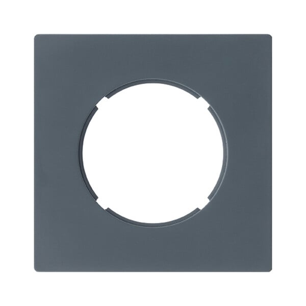 FONTINI - FONTINI Sortie câble ALU DOM + plaque simple blue grey - large
