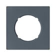 FONTINI - FONTINI Sortie câble ALU DOM + plaque simple blue grey - vignette
